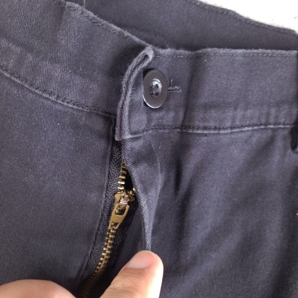 Riflessi‎ Cargo Pants Teen Youth Large 27x26.5 Black Stretch Elastic Ankle - Picture 6 of 15